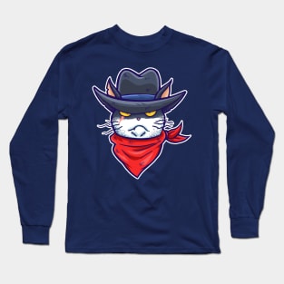 Western cat Long Sleeve T-Shirt